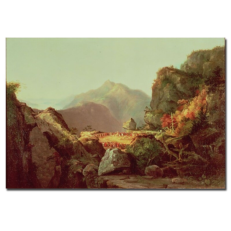 Trademark Fine Art James Cooper 'The Last of the Mohicans' Canvas Art image 1