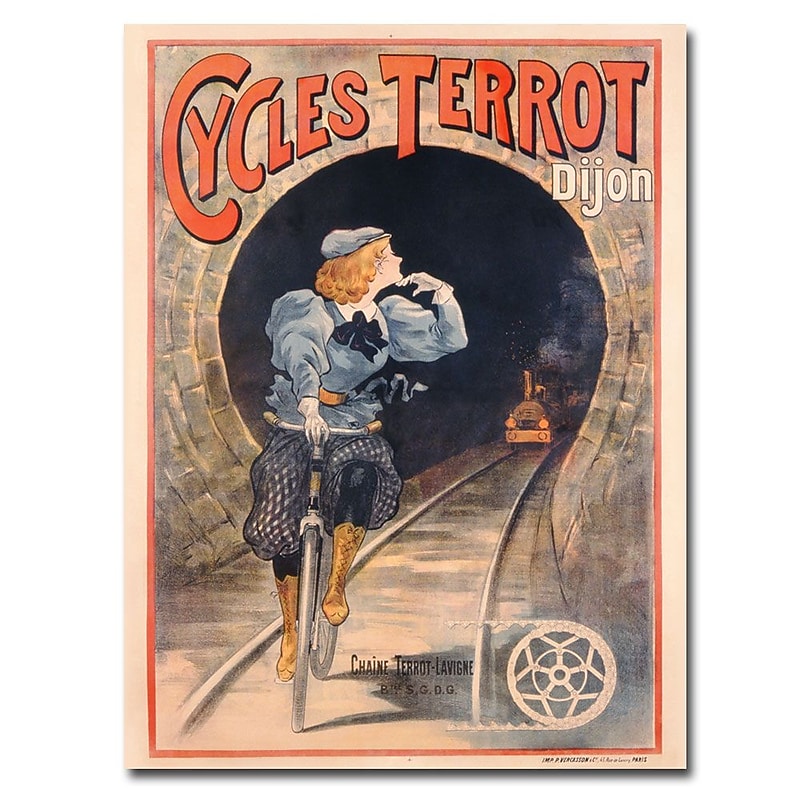 Trademark Fine Art Cycles Terrot 1900' Canvas Art image 1
