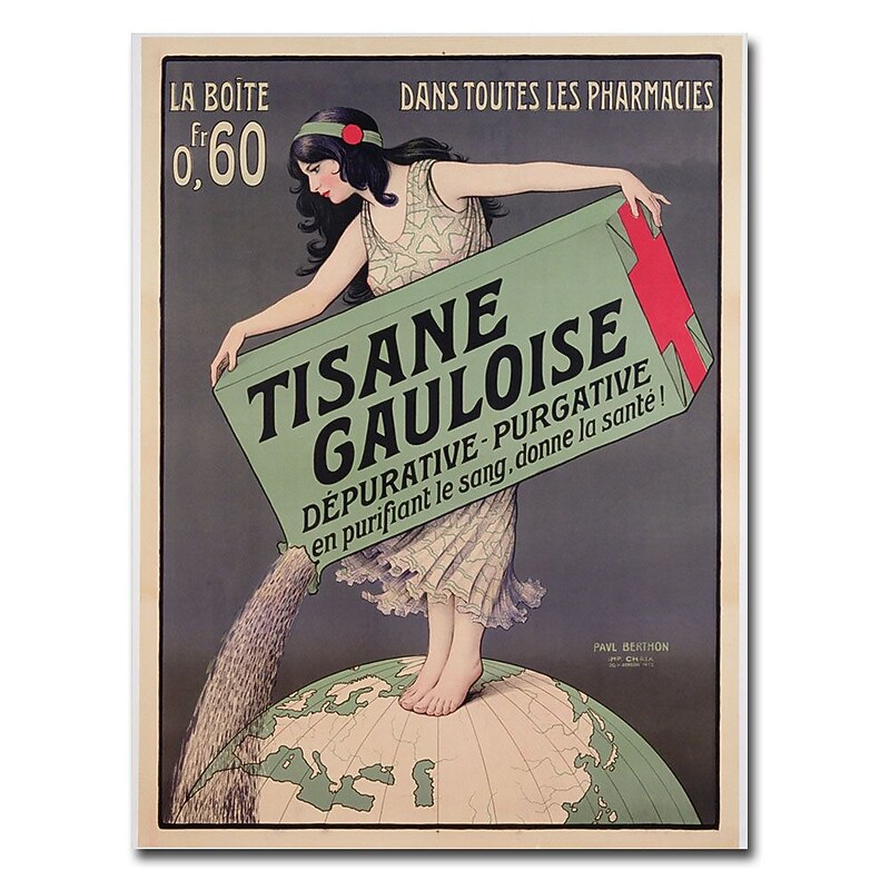 Trademark Fine Art Paul Brethon Tisana Gauloise 1900' Canvas Art image 1