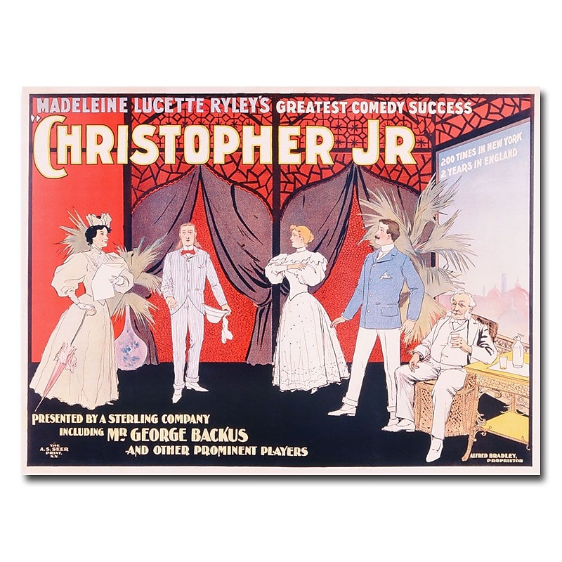 Trademark Fine Art 'Christopher Jr.' Canvas Art image 1