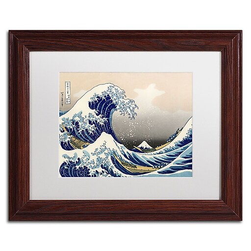 Shop Staples for Katsushika Hokusai 'The Great Kanagawa Wave' Matted
