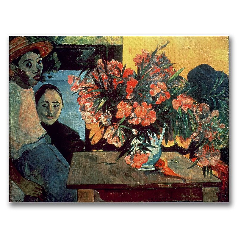 Trademark Fine Art Paul Gauguin 'Te Tiare Farani 1891' Canvas Art 35x47 Inches image 1