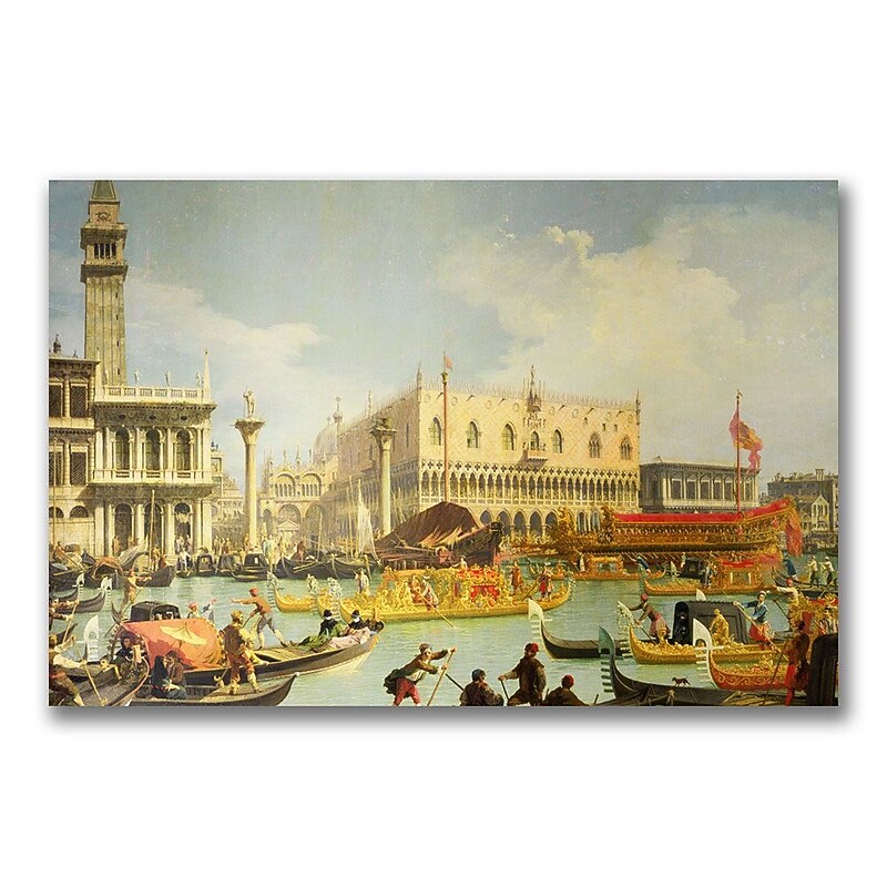 Trademark Fine Art Canatello 'The Betrothal of the Venetian Doge' Canvas Art image 1