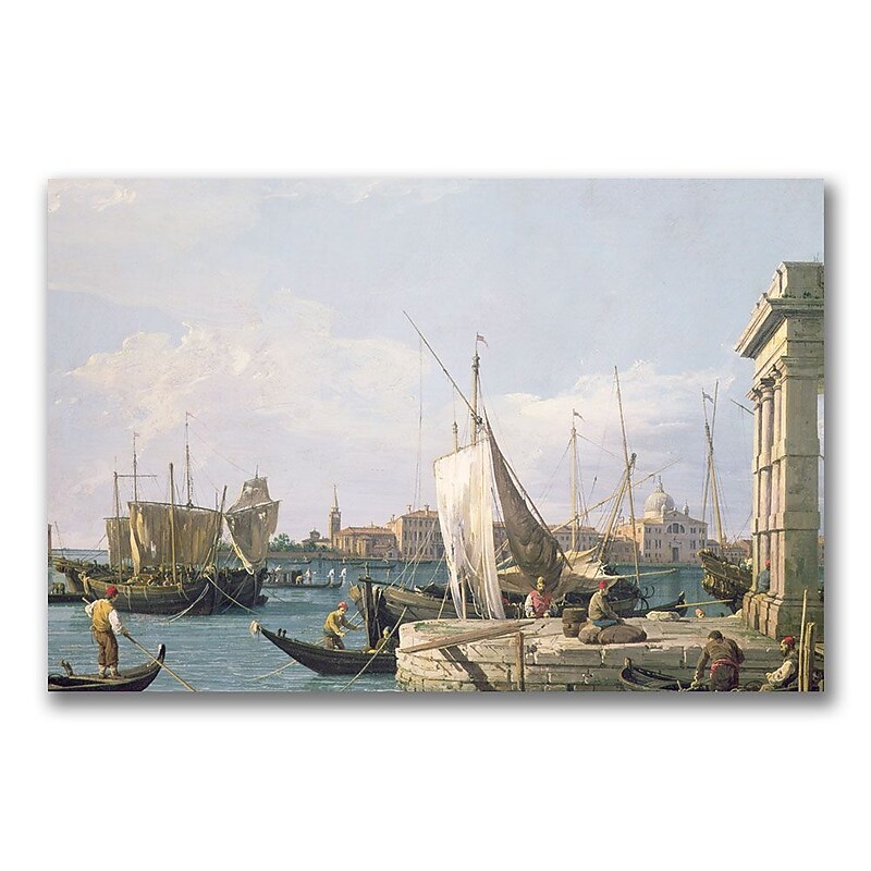 Trademark Fine Art Canatello The Punta Della Dogana' Canvas Art image 1