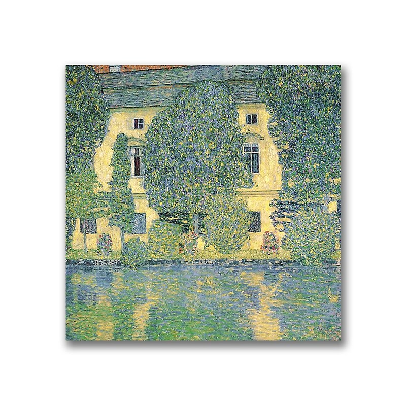 Trademark Fine Art Gustav Klimt, 'The Schloss Kammer on the Atterse' Canvas Art image 1