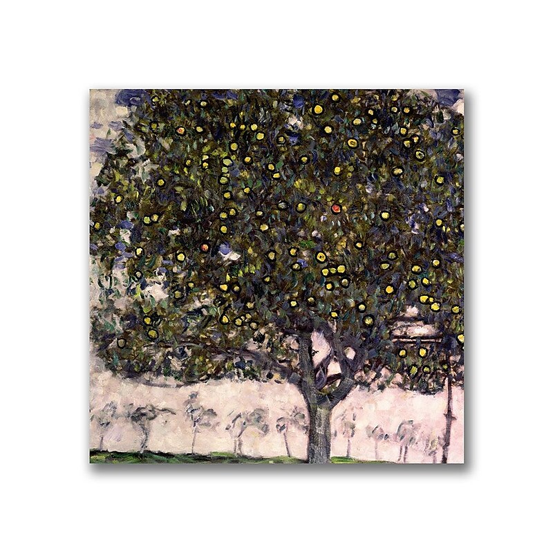 Trademark Fine Art Gustav Klimt 'The Apple Tree' Canvas Art image 1