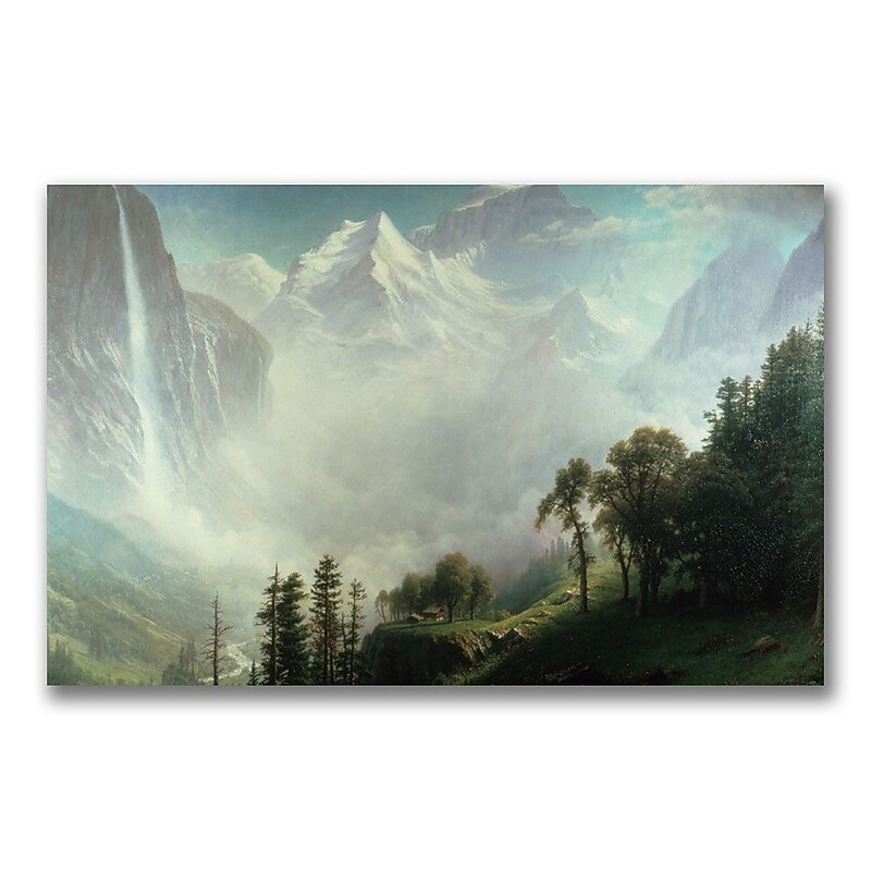 Trademark Fine Art Albert Biersdant 'Majesty of the Mountains' Canvas Art image 1