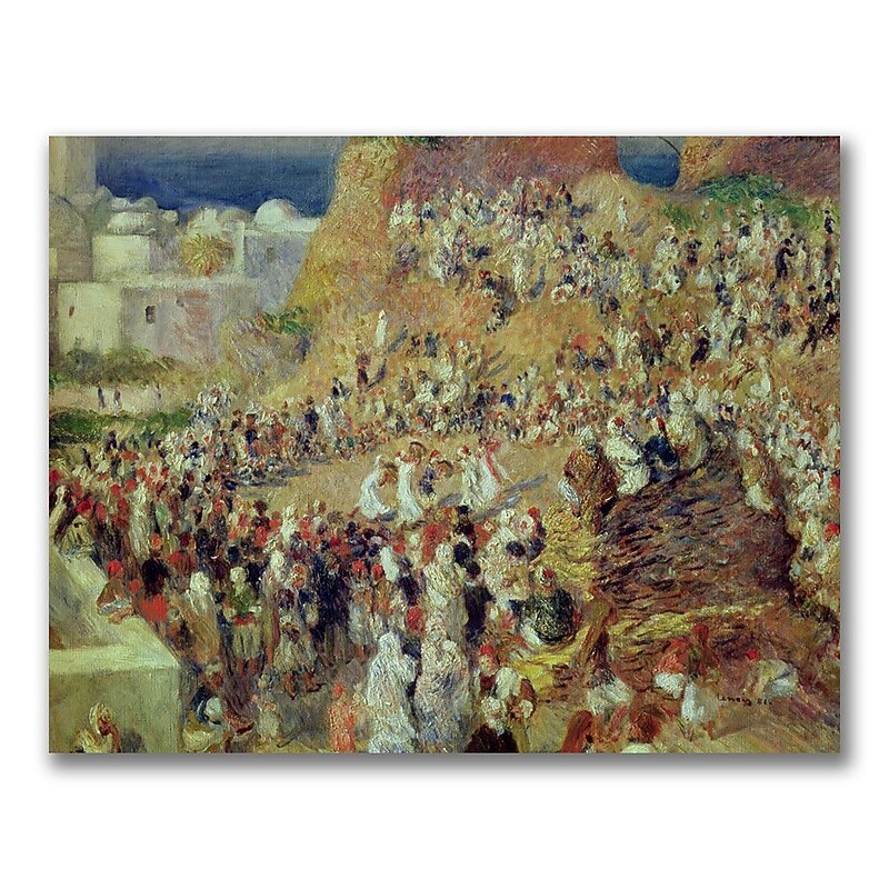 Trademark Fine Art Pierre Renoir 'The Mosque' Canvas Art 26x32 Inches image 1