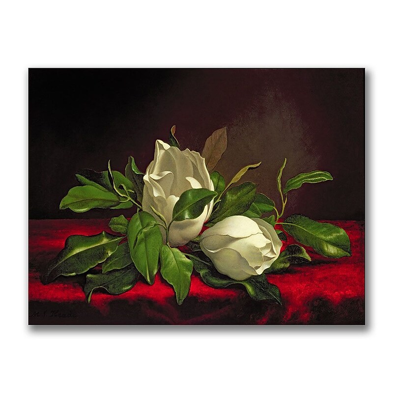 Trademark Fine Art Martin Heade 'Magnolia' Canvas Art image 1