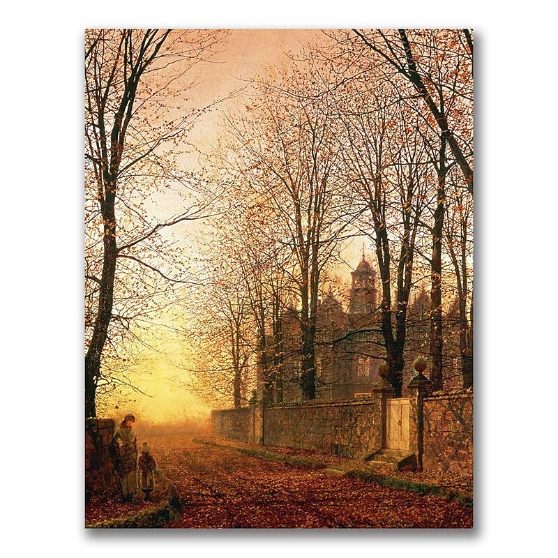 Trademark Fine Art John Grimshaw 'In the Golden Olden Time' Canvas Art image 1