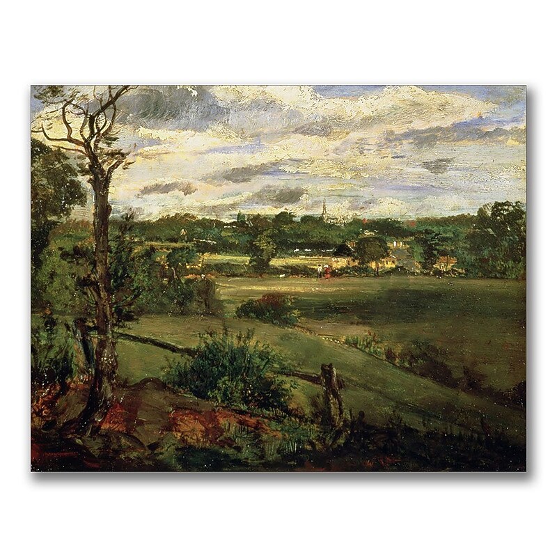 Trademark Fine Art John Constable 'View of Highgate from Hampstead' Canvas Art 26x32 Inches image 1