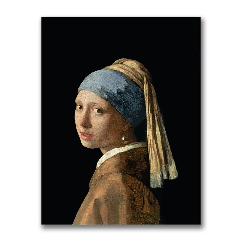 Trademark Fine Art Jan Vermeer 'Girl with a Pearl Earring' Canvas Art image 1