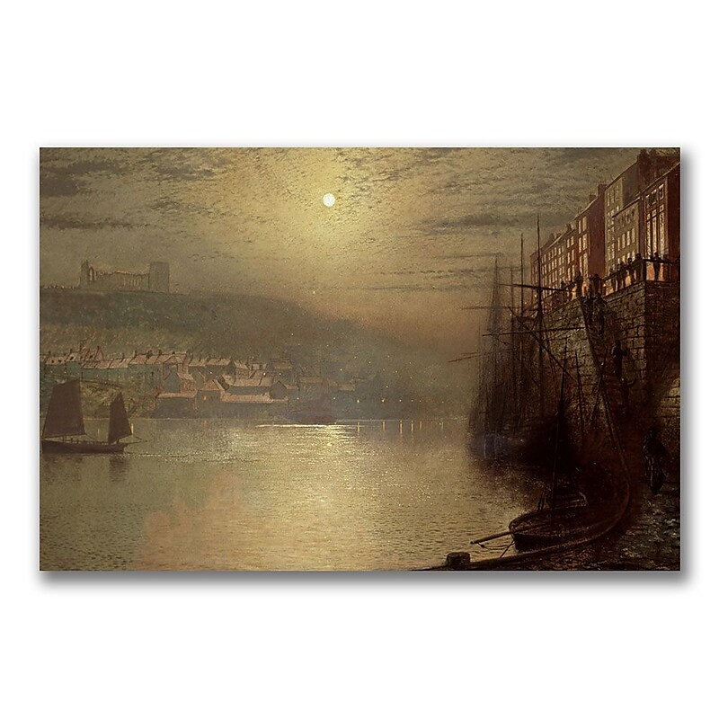 Trademark Fine Art John Grimshaw 'Whitby' Canvas Art image 1