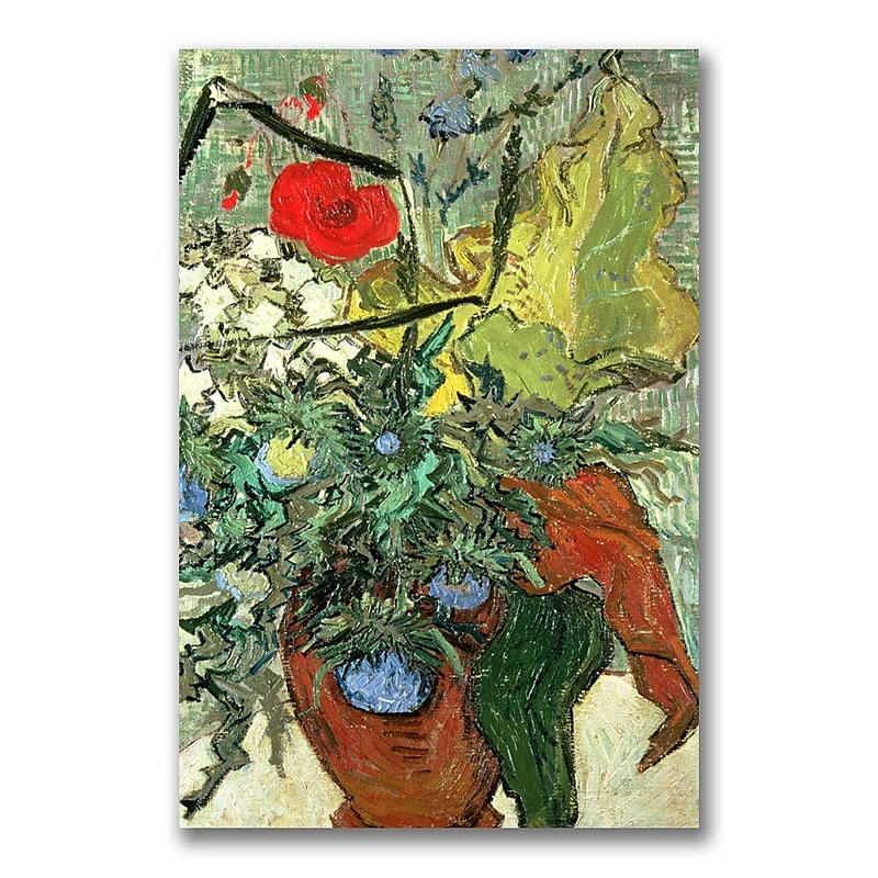 Trademark Fine Art Vincent Van Gogh 'Bouquet of Wild Flowers' Canvas Art 22x32 Inches image 1