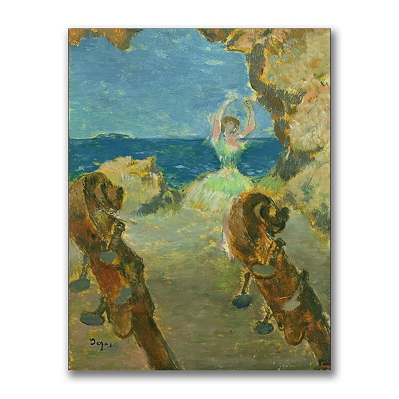 Trademark Fine Art Edgar Degas 'The Ballet Dancer 1891' Canvas Art image 1