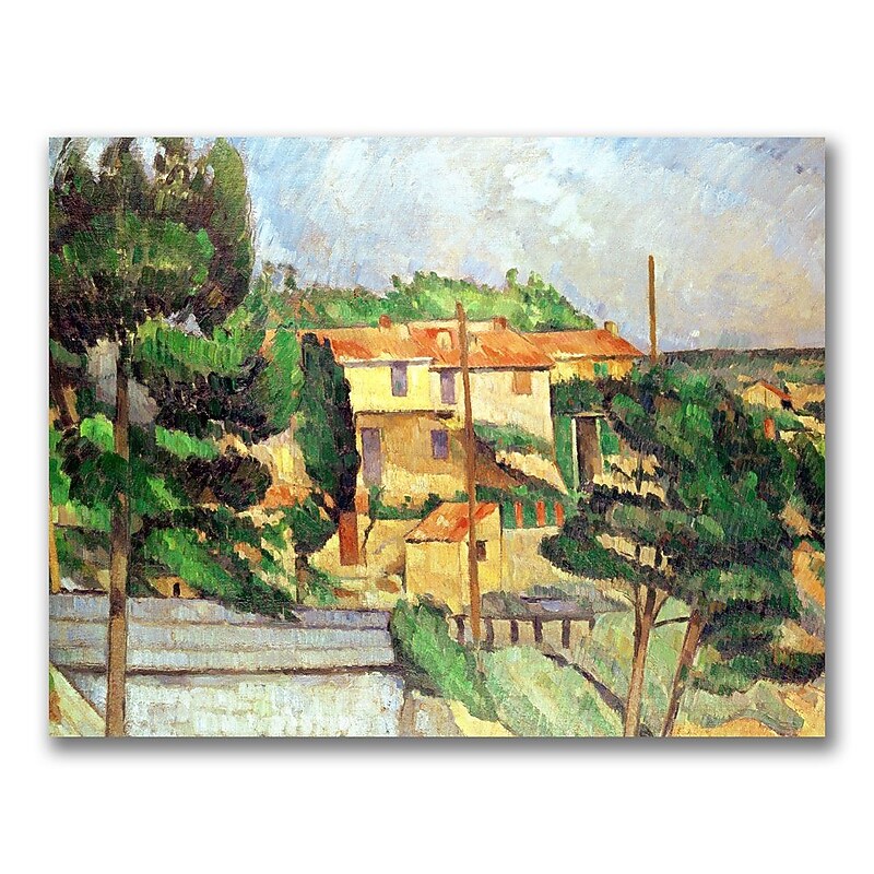 Trademark Fine Art Paul Cezanne 'Viaduct at Estaque' Canvas Art 18x24 Inches image 1