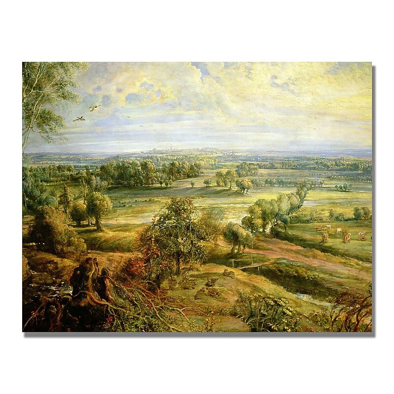 Trademark Fine Art Peter Rubens 'An Autumn Landscape II' Canvas Art 18x24 Inches image 1