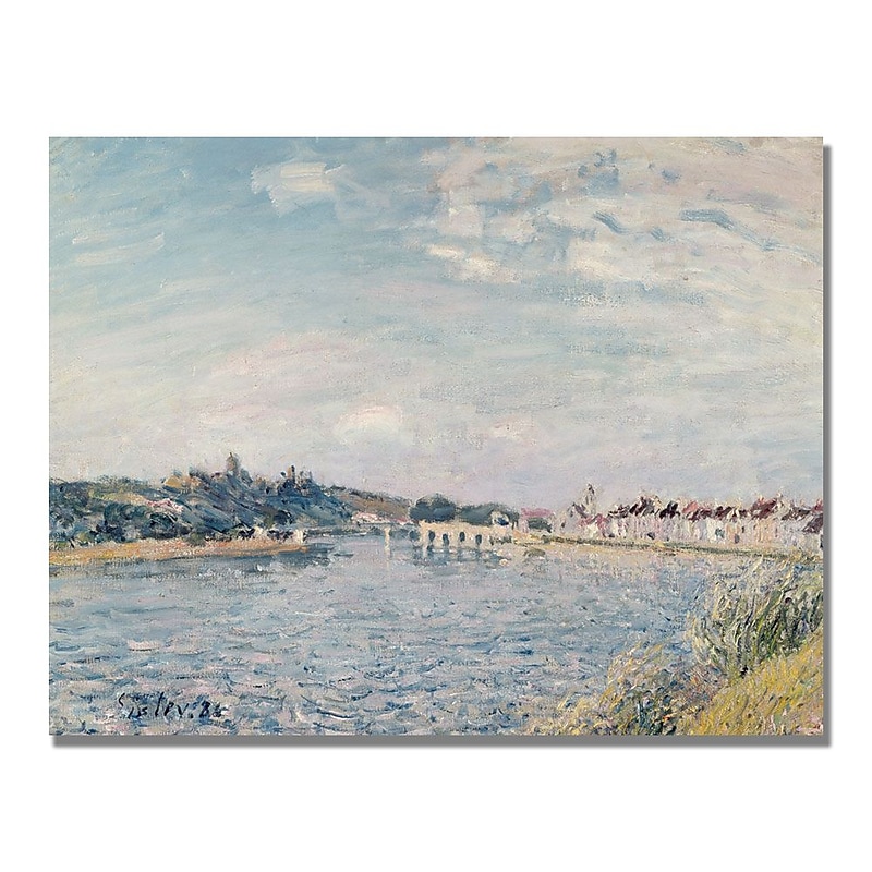 Trademark Fine Art Alfred Sisley 'Landscape 1888' Canvas Art image 1