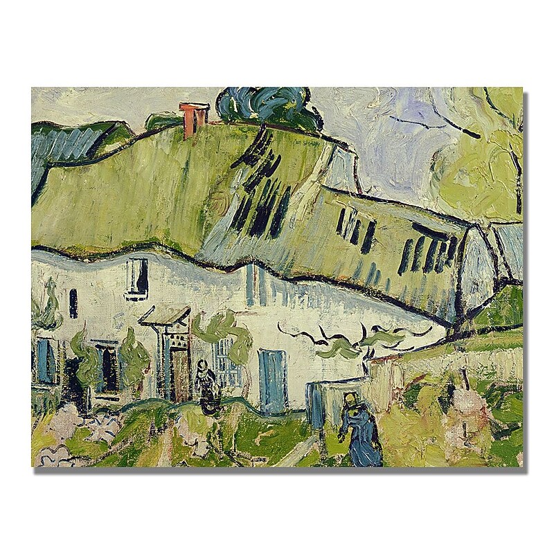 Trademark Fine Art Vincent Van Gogh 'The Farm in Summer' Canvas Art image 1