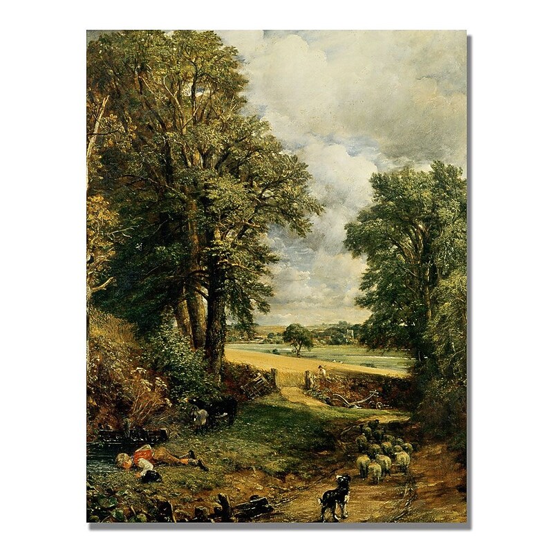 Trademark Fine Art John Constable 'The Cornfield' Canvas Art image 1