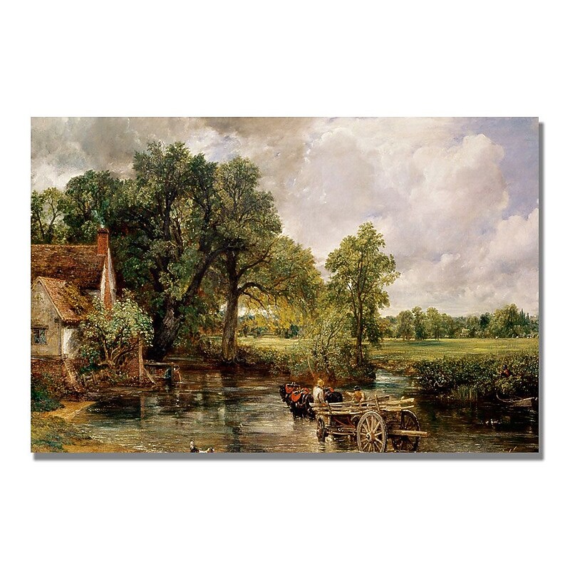 Trademark Fine Art John Constable 'The Hay Wain' Canvas Art 30x47 Inches image 1