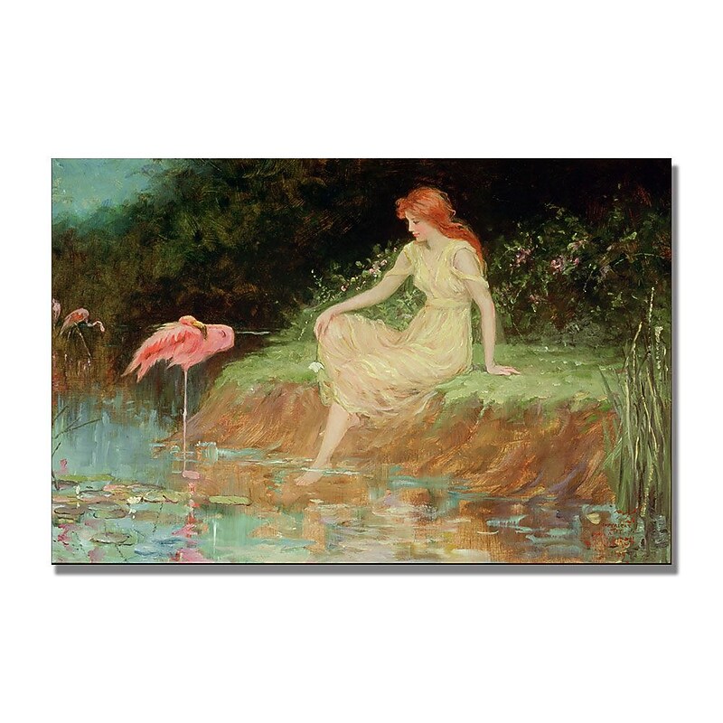 Trademark Fine Art Frederick Church 'A Trusting Moment' Canvas Art image 1