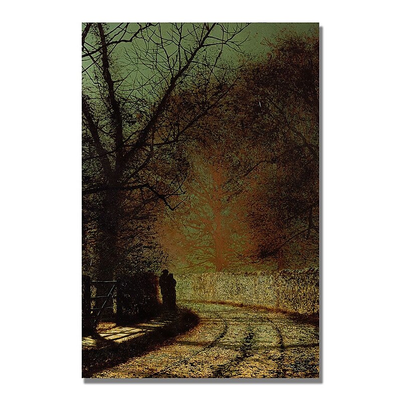 Trademark Fine Art John Grimshaw 'The Lovers' Canvas Art image 1