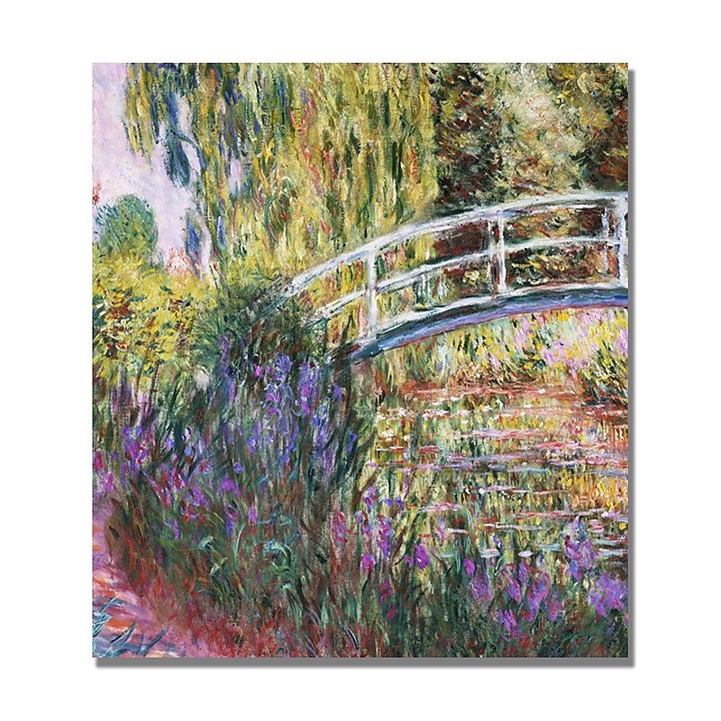 Trademark Fine Art Claude Monet 'The Japanese Bridge IV' Canvas Art. image 1