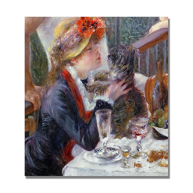 Trademark Fine Art Pierre Renoir 'The Luncheon of the Boating Party' Canvas Art 24x24 Inches image 1