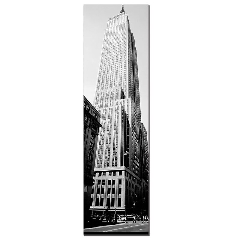 Trademark Fine Art New York by Preston-Ready to Hang Art 16x48 Inches image 1