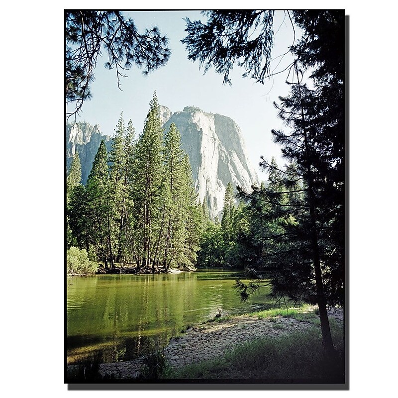 Trademark Fine Art Yosemite IV by Preston-Ready to Hang Art 35x35 Inches image 1