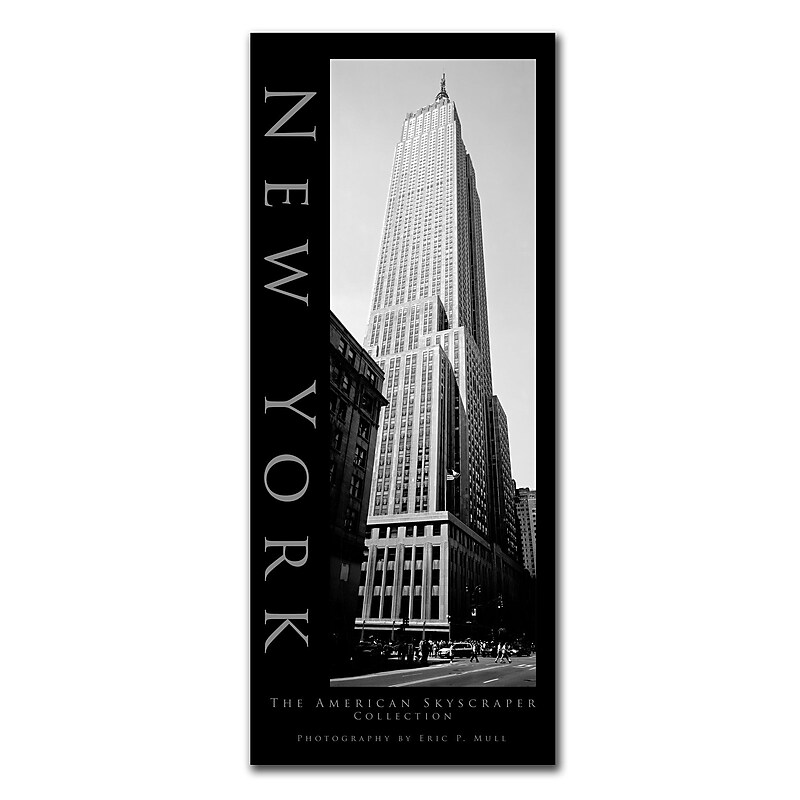Trademark Fine Art New York by Preston-Ready to Hang Art 10x24 Inches image 1