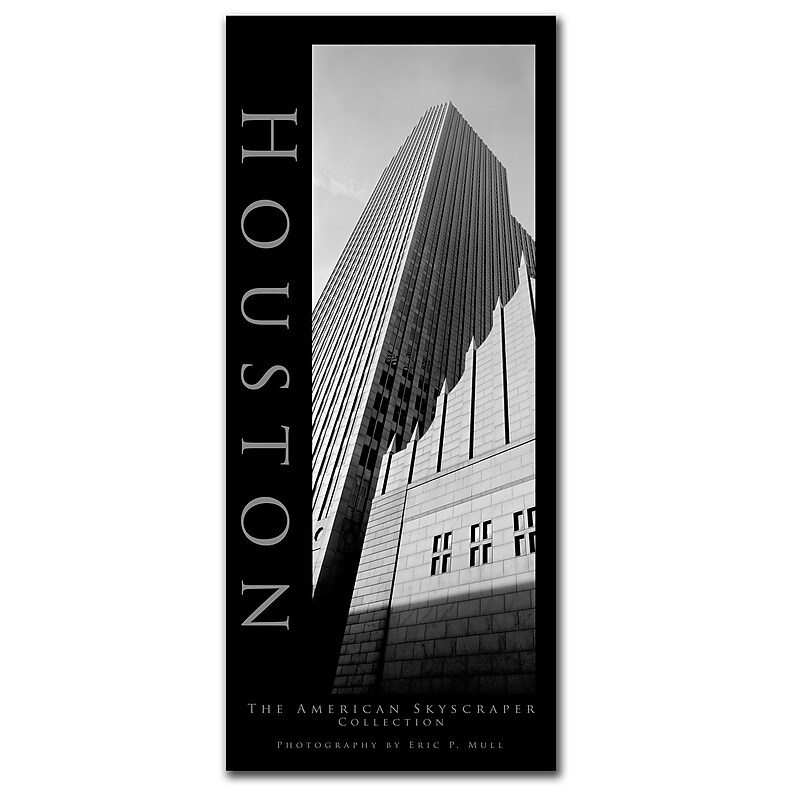 Trademark Fine Art Houston by Preston-Ready to Hang Art 14x32 Inches image 1