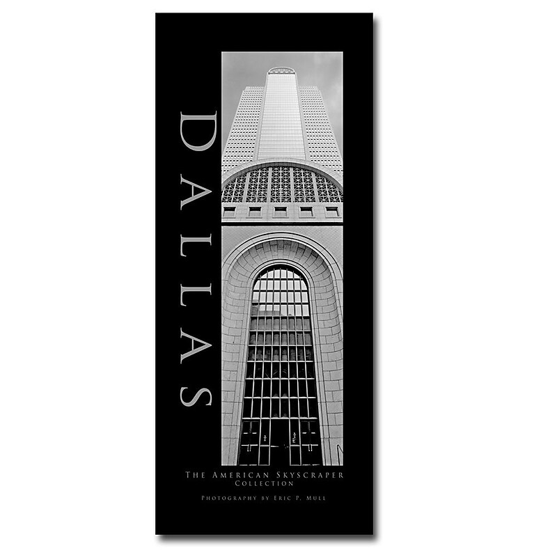 Trademark Fine Art Dallas by Preston-Ready to Hang Art 10x24 Inches image 1