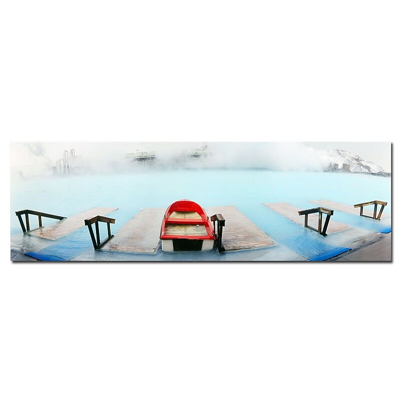 Trademark Fine Art Preston 'Iceland' Canvas Art 8x24 Inches image 1
