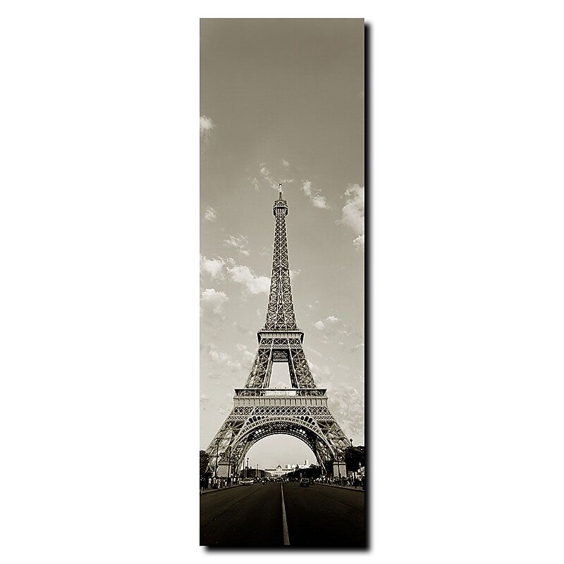 Trademark Fine Art Tour de Eifel by Preston-Gallery Wrapped  Canvas Art 8x24 Inches image 1