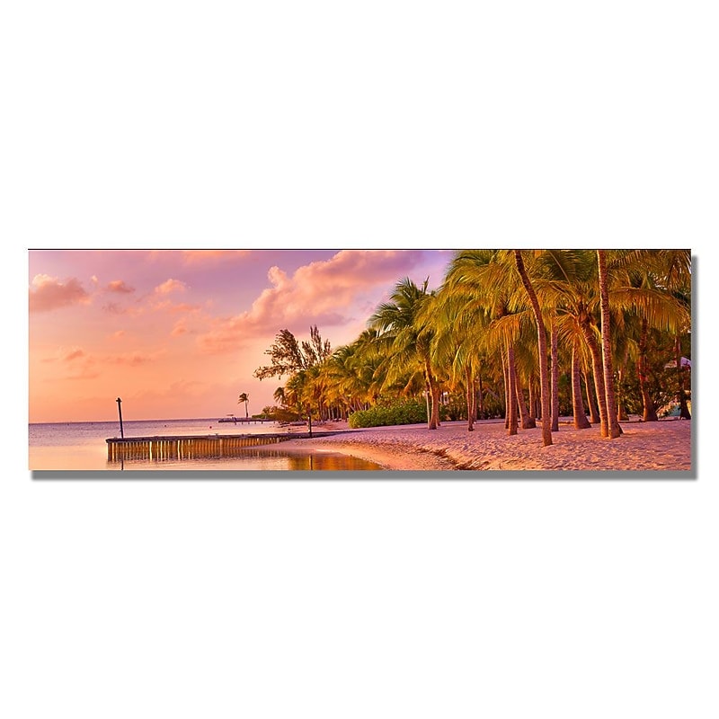 Trademark Fine Art 'Cayman Beach' 18" x 24" Canvas Art image 1