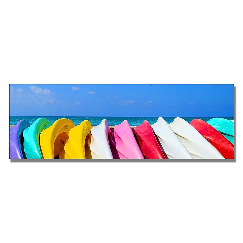 Trademark Fine Art 'Cayman Rafts' 18" x 24" Canvas Art image 1