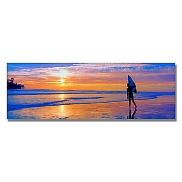 Trademark Fine Art Preston 'Good Day' Canvas Art 12x32 Inches