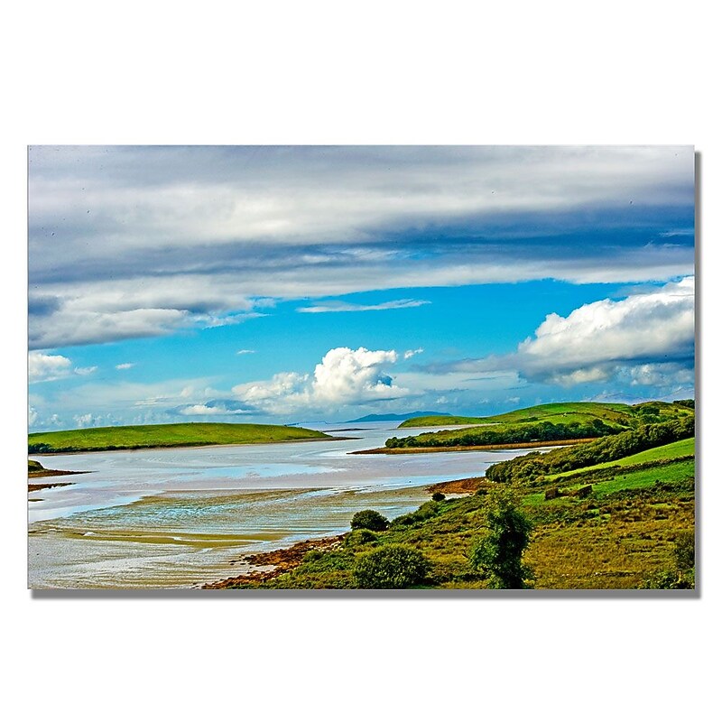 Trademark Fine Art Preston 'Irish Afternoon' Canvas Art 16x24 Inches image 1
