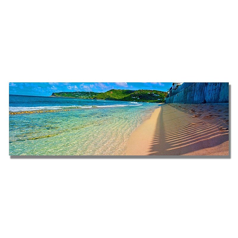 Trademark Fine Art 'St. Bart' 8" x 24" Canvas Art image 1