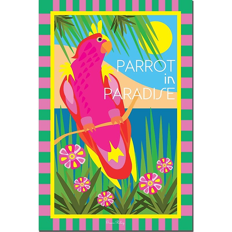 Trademark Fine Art Grace Riley 'Tropical Beach II' Canvas Art 30x47 Inches, GR12B-C3047GG image 1