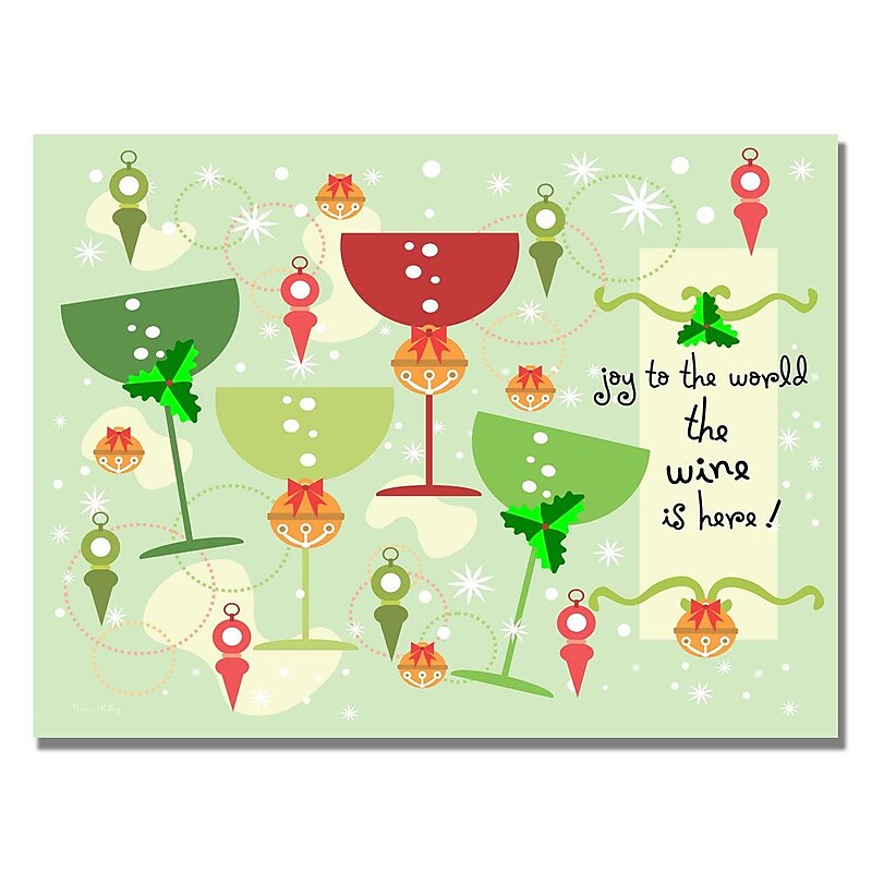 Trademark Fine Art Grace Riley 'Tis the Season II' Canvas Art 18x24 Inches image 1
