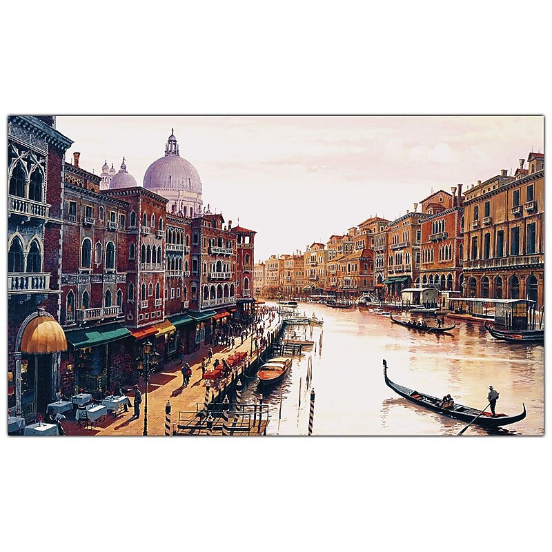 Trademark Fine Art Venice by Hava-Ready to Hang Canvas Art 16x32 Inches image 1