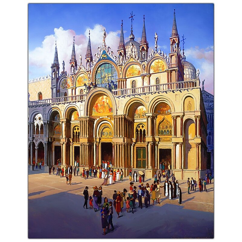Trademark Fine Art The Palace by Hava-Canvas Art COA image 1