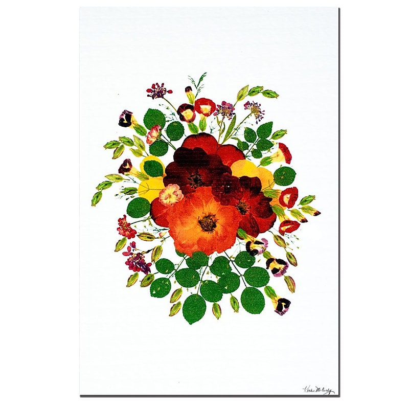 Trademark Fine Art Wild Roses by Kathie McCurdy Canvas Art Ready to Hang image 1