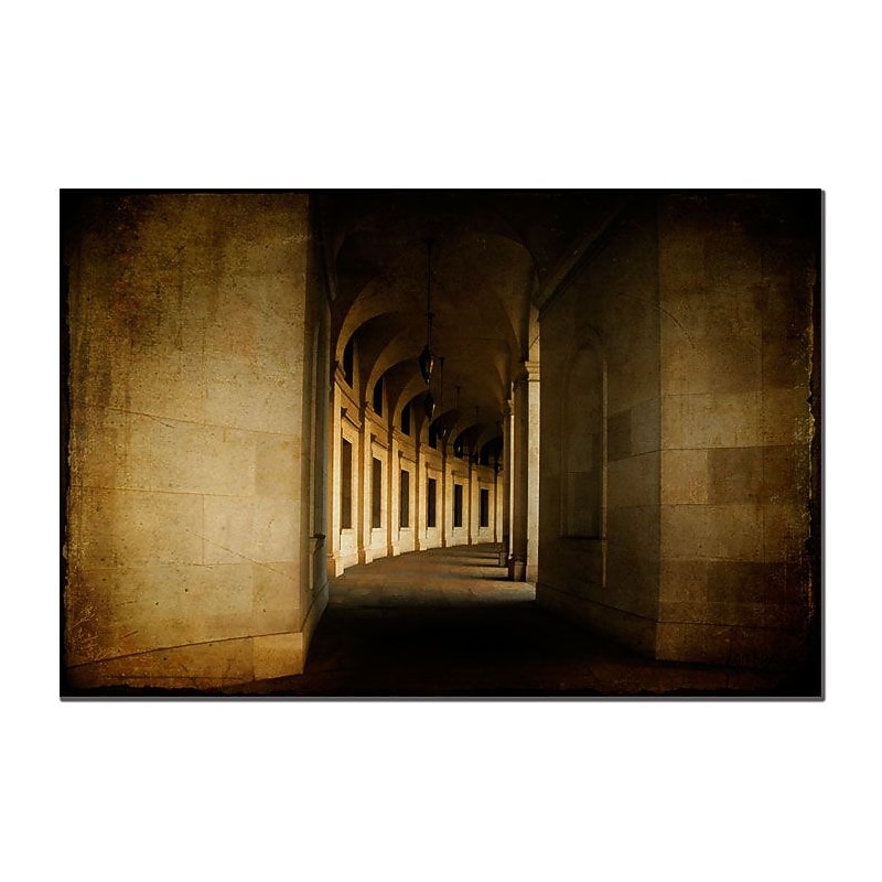 Trademark Fine Art Hallowed Halls by Lois Bryan  Canvas Art Ready to Hang 18x24 Inches image 1