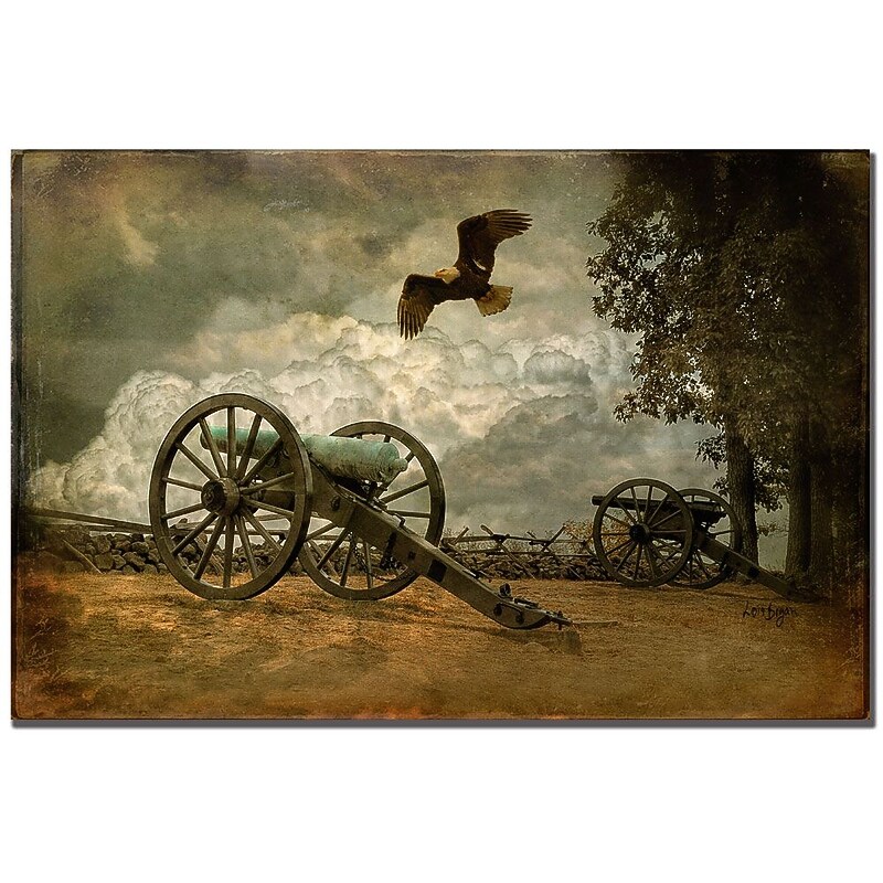 Trademark Fine Art Lois Bryan 'Gettysburg' Canvas Art 22x32 Inches image 1
