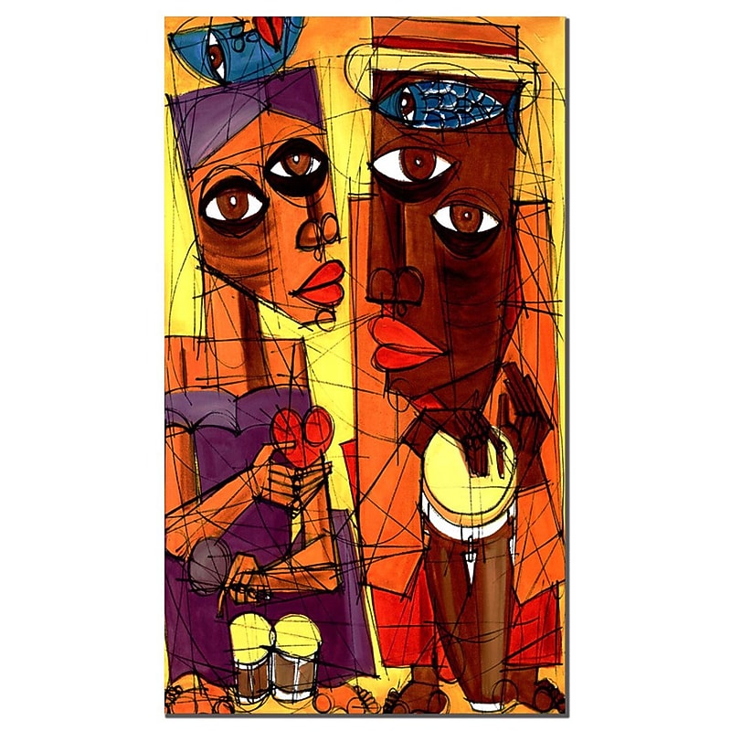 Trademark Fine Art Al Sol del Sentimiento-Ready to Hang 22x32 Inches image 1