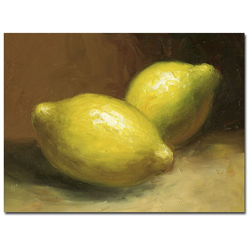 Trademark Fine Art 'Lemons' Canvas Art 24x32 Inches image 1